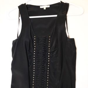 Black Silk Matty M Top- Size Small